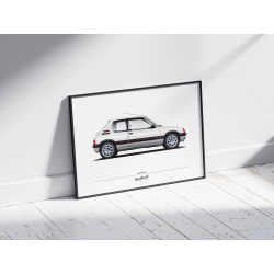 205 GTi 1.9 - Blanc