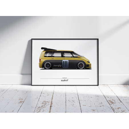 Poster Renault Espace F1 - Limited Edition