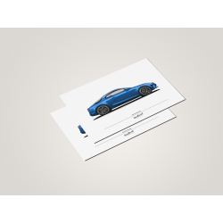 A110 Premiere Edition - Bleu Alpine - Format A6