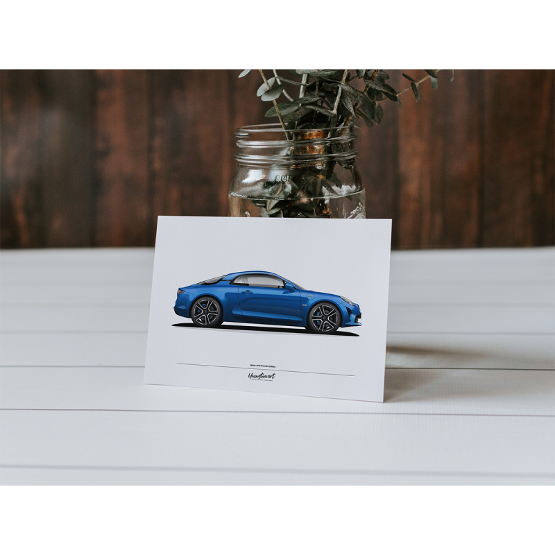 A110 Premiere Edition - Bleu Alpine - Format A6