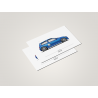 Clio V6 Ph.2 - Bleu Iliade - Format A6