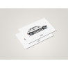 205 GTi 1.9 - Blanc - Format A6