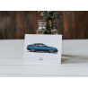 Alpine GTA Le Mans - Bleu Alpine - Format A6